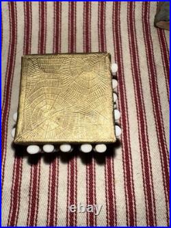 Antique English Pin Cube With Pin Cushion