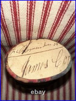 Antique English Pin Cube With Pin Cushion