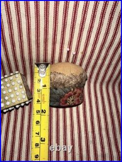 Antique English Pin Cube With Pin Cushion