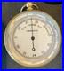 Antique English Pocket Barometer with Case Working Condition Vintage