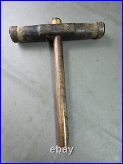 Antique English Shipwrights Caulking Hammer Mallet Ship Boat Builder Tool