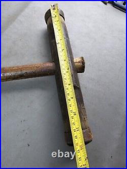 Antique English Shipwrights Caulking Hammer Mallet Ship Boat Builder Tool