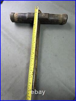 Antique English Shipwrights Caulking Hammer Mallet Ship Boat Builder Tool