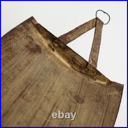 Antique English Toleware School University Gold Azure Red Crest Oxford Colleges