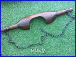 Antique English Wooden Milk Maid's Yoke Holder Carrier 19th Century Original Antique English Wooden Milk Maid's Yoke Holder Carrier 19th Century Original