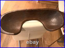 Antique English Wooden Milk Maid's Yoke Holder Carrier 19th Century Original