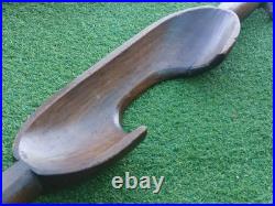 Antique English Wooden Milk Maid's Yoke Holder Carrier 19th Century Original