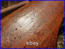 Antique English Wooden Milk Maid's Yoke Holder Carrier 19th Century Original