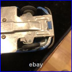 Antique English tin spring-loaded automobile, vintage