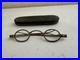 Antique English with Makers Mark Spectacles / Glasses with Tin / Metal Case