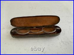 Antique English with Makers Mark Spectacles / Glasses with Tin / Metal Case