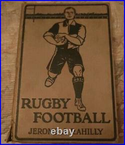 Antique Jerome J. Rahilly Rugby Football 1st Edition 1904 ADVERTS Original