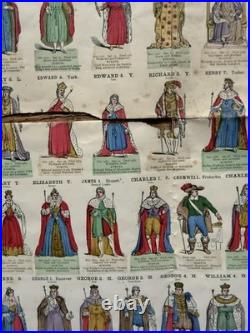 Antique Jigsaw Rare Peacocks England & Wales Kings & Queens Double Dissection