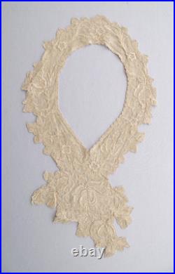 Antique Lace Collar 1920s Cream / Beige Vintage R2049