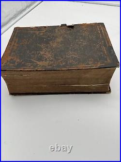 Antique Large- 1869 -The Holy Bible- Old And New Testament