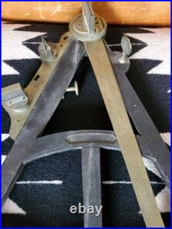 Antique Maritime English Ebony & Brass Octant Spencer & Browning Please Read