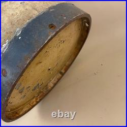 Antique Metal Milk Churn Hand Painted Floral Pattern Vintage Planter Pot