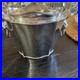 Antique Old English Sheffield Silver Plated Tea Caddy WithLion Head Side Handles