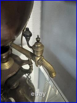Antique Old Vintage English Bronze Georgian Samovar Tea Coffee