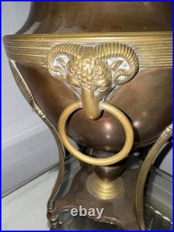 Antique Old Vintage English Bronze Georgian Samovar Tea Coffee