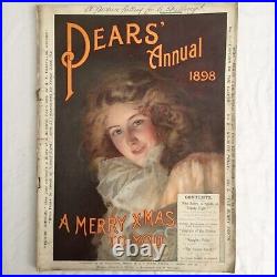 Antique Pears Annual 1898 Xmas Addition Complete All Pages Vintage Old Original
