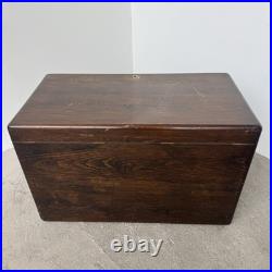 Antique Pine Blanket Box Large Sea Chest Vintage Trunk Bedroom or Coffee Table