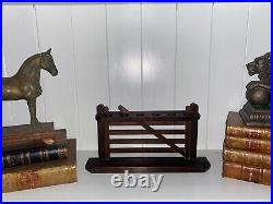 Antique Pipe Holder, Stand, Rack, Shepherds Gate, Vintage, Farmhouse, English Oak