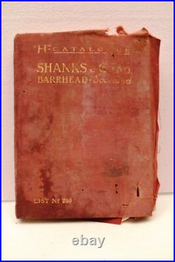 Antique Shanks 1923 Sanitary Fittings Trade Catalogue Barrhead Scottland Collect
