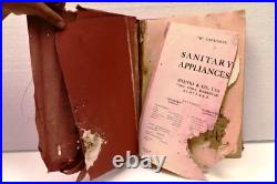 Antique Shanks 1923 Sanitary Fittings Trade Catalogue Barrhead Scottland Collect