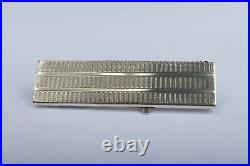 Antique Sterling Silver English Vintage Gentleman's Retractable Pocket Comb