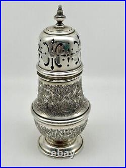 Antique Style Vintage English Edwardian Silver Plate Sugar Castor Muffineer