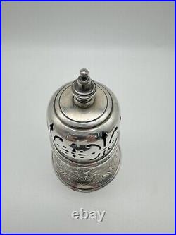 Antique Style Vintage English Edwardian Silver Plate Sugar Castor Muffineer