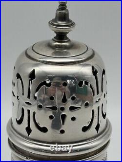 Antique Style Vintage English Edwardian Silver Plate Sugar Castor Muffineer