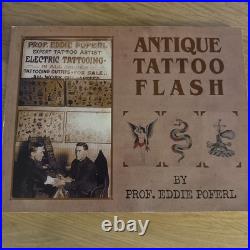 Antique Tattoo Flash by Prof Eddie Poferl Vintage Book Tattooing