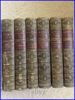 Antique The Complete Set Of William Shakespeare Set Of 12 1872 Vintage RARE SET