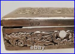 Antique VIntage English Sterling Silver London Box Case Parts