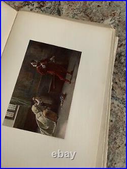 Antique VTG English Watercolor Print Book 1900s Art Low Condition Bradbury Agnew