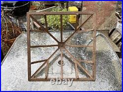 Antique Victorian Cloche Iron English Garden Cover Greenhouse Terrarium Vtg Old