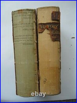 Antique/Vintage 1885 HISTORY OF CALIFORNIA by Theodore H. Hittell 2 Vol