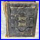 Antique Vintage 1892 Pronouncing Parallel Family Holy Bible KJ & Revised