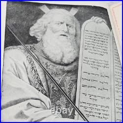 Antique Vintage 1892 Pronouncing Parallel Family Holy Bible KJ & Revised