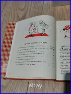 Antique Vintage 1940's Alice In Wonderland Lewis Carroll Hardback Book (c)