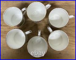 Antique Vintage Anysley English A3013 Coffee Set With Demitasse Cups & Saucers