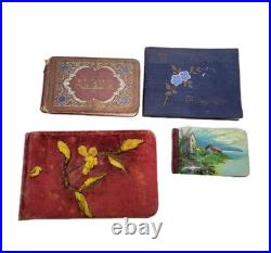 Antique Vintage Autograph Albums Lot 1870s To 1940s Victorian Memory Books