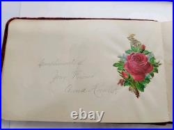 Antique Vintage Autograph Albums Lot 1870s To 1940s Victorian Memory Books