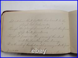 Antique Vintage Autograph Albums Lot 1870s To 1940s Victorian Memory Books