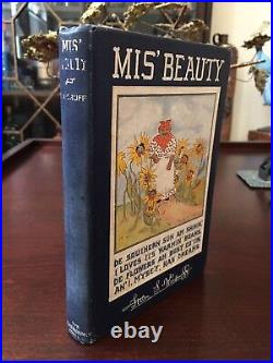 Antique Vintage Black Americana 1911 1st Edition Book Mis' Beauty