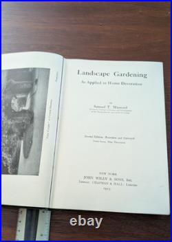 Antique Vintage Book Lot 6 Gardening and Horticultural Read Collect Share Resell