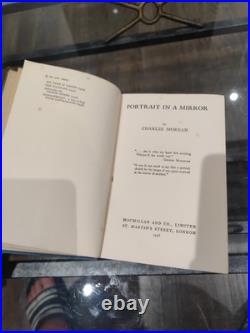 Antique / Vintage Book Portrait in a Mirror, By Charles Morgan, 1936