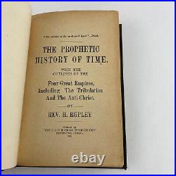 Antique Vintage Book Prophetic History Of Time Religion 1903 Rupley Antichrist